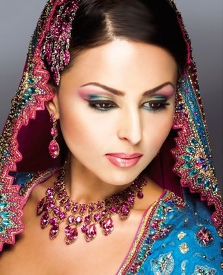 indian costume makeup. indian bridal makeup,